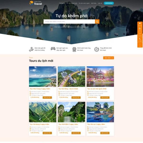 Theme WordPress du lịch 012