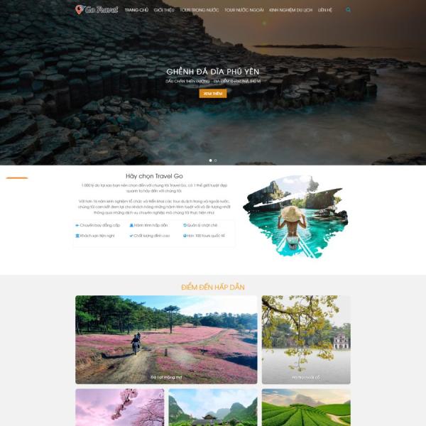 Theme WordPress du lịch 04 chuẩn đẹp