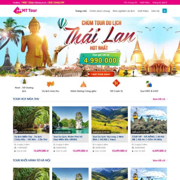 Theme WordPress du lịch 15