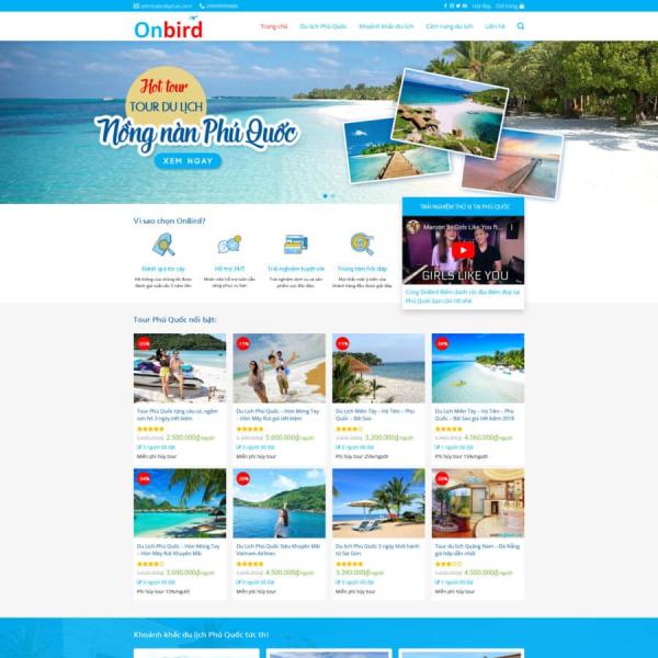 Theme WordPress tour du lịch 20