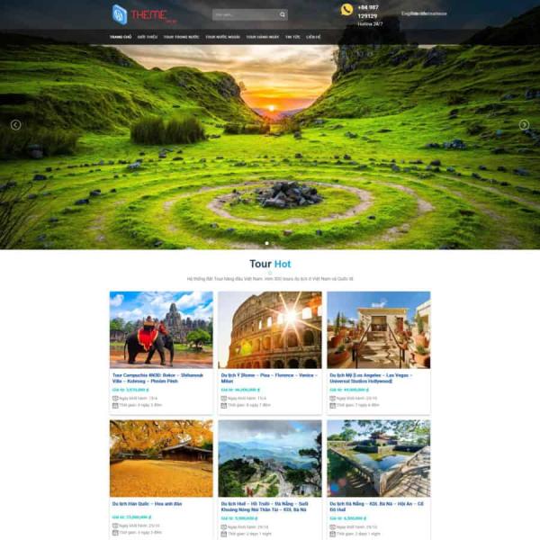 Theme WordPress du lịch 05