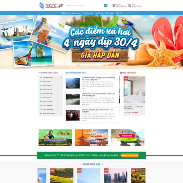 Theme WordPress du lịch 06