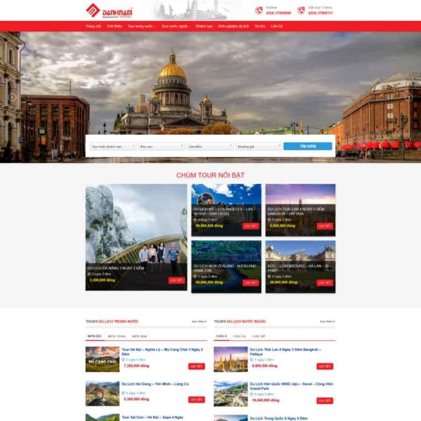 Theme WordPress du lịch 08