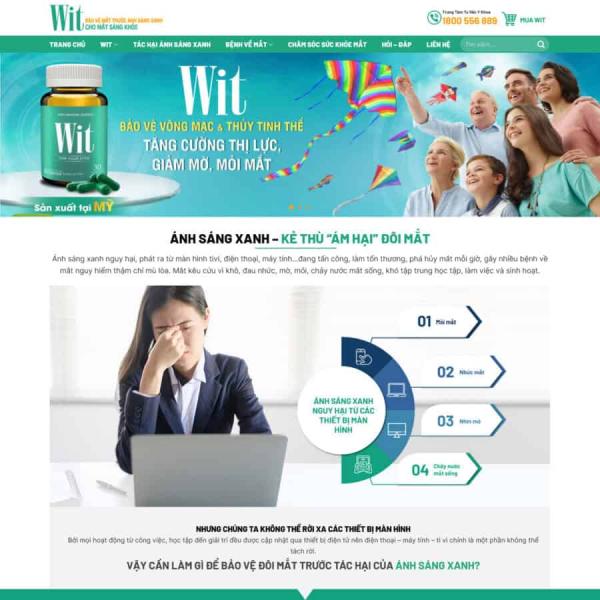 Theme WordPress dược phẩm nhà thuốc 8