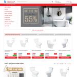 Theme WordPress thiết bị vệ sinh, vật kiệu xây dựng