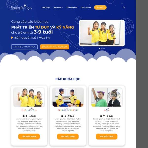 Theme WordPress trường học edukid