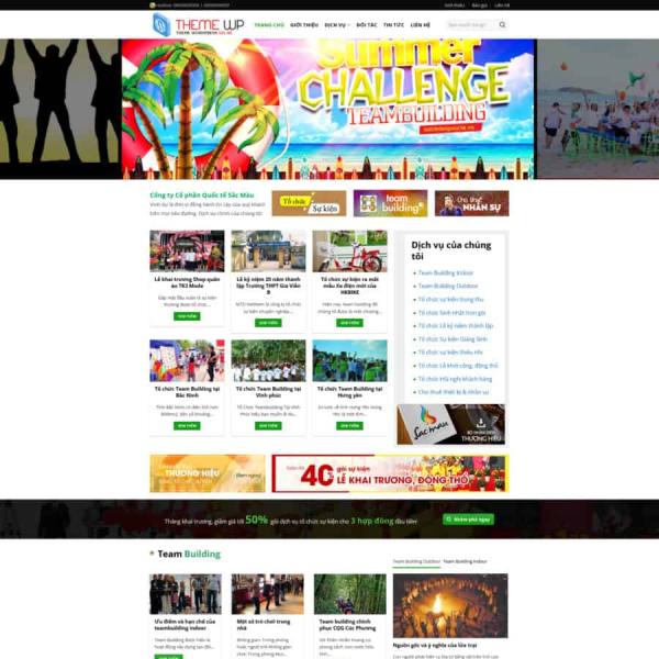 Theme WordPress công ty tổ chức sự kiện 3