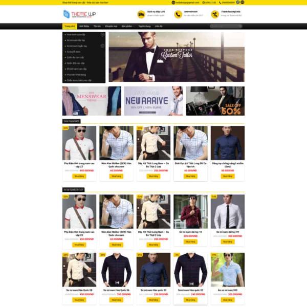 Theme WordPress thời trang 02