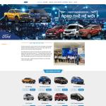 Theme WordPress bán xe Ford 1