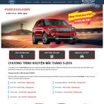 Theme WordPress bán ô tô Ford