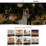 Theme WordPress dịch vụ trang trí gia tiên tiệc cưới