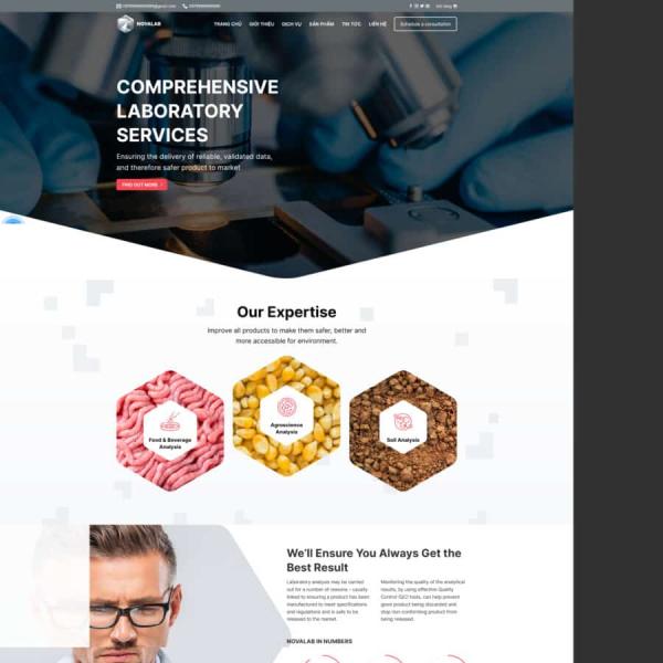 Theme WordPress giới thiệu công ty 1