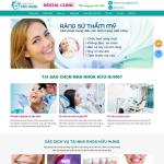 Theme WordPress giới thiệu công ty nha khoa