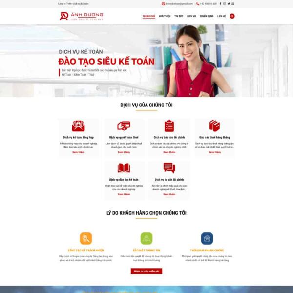 Theme WordPress công ty kế toán