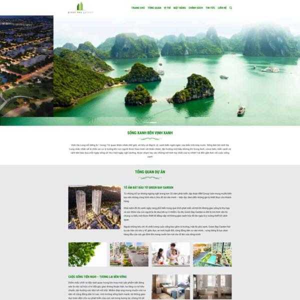 Theme WordPress BĐS greenbay