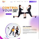 Theme WordPress phòng gym 2