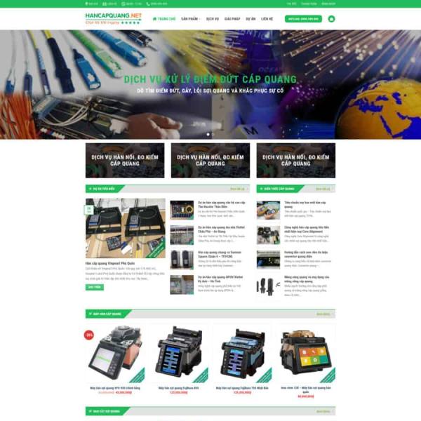 Theme WordPress hàn cáp quang