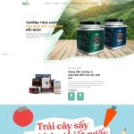 Theme WordPress trái cây hoa quả sấy đặc sản