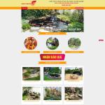 Theme WordPress hồ cá koi