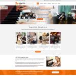 Theme WordPress dạy học đàn