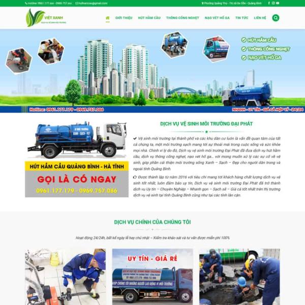 Theme WordPress hút hầm cầu