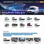 Theme WordPress bán ô tô Hyundai 1