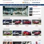 Theme WordPress bán ô tô Hyundai 2