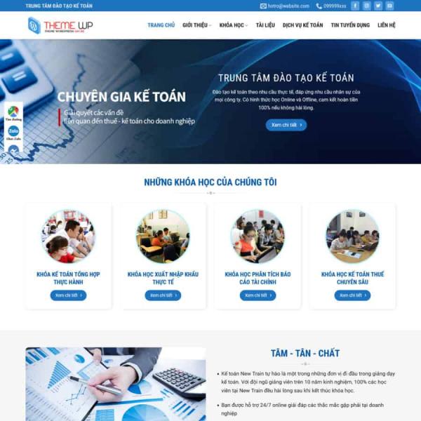 Theme WordPress kế toán 2