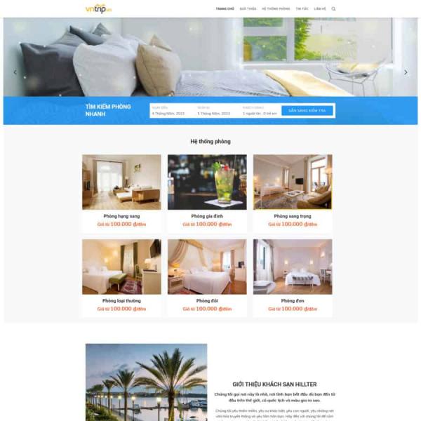 Theme WordPress khách sạn 5