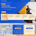 Theme WordPress lading pape khóa học maketing