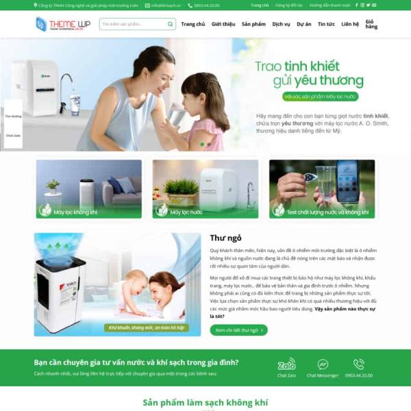 Theme WordPress máy lọc khí 3