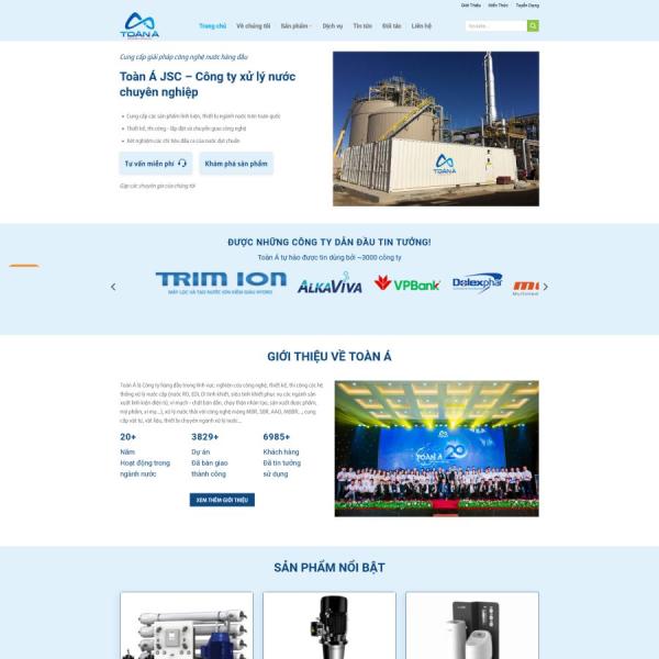 Theme WordPress công ty bán máy lọc nước