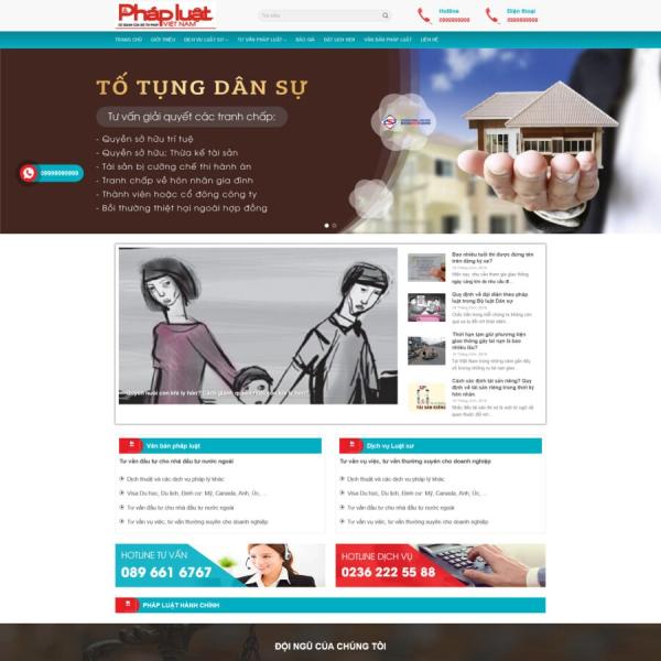 Theme WordPress công ty luật