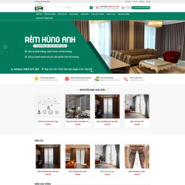 Theme WordPress bán mành rèm 2
