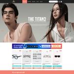 Theme WordPress shop bán mắt kính thời trang