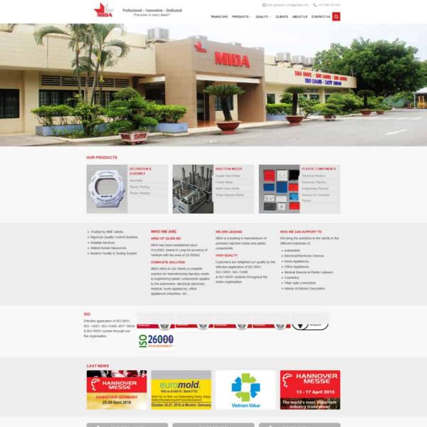 Theme WordPress giới thiệu công ty thiết bị điện