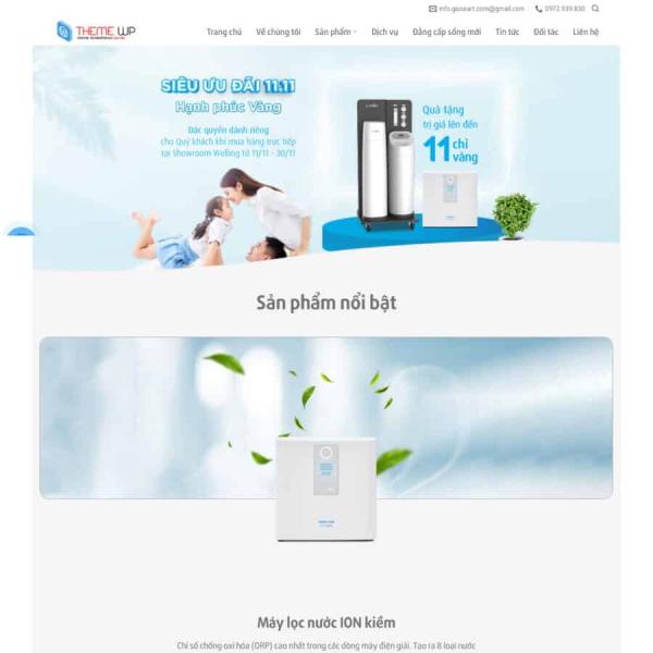 Theme WordPress máy lọc 2