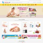 Theme WordPress shop mẹ và bé