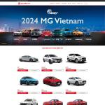 Theme WordPress showroom ô tô bán xe MG