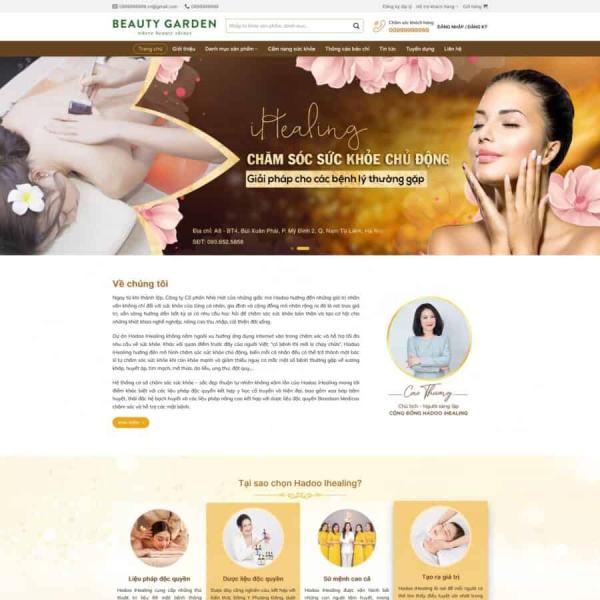 Theme WordPress bán mỹ phẩm 04