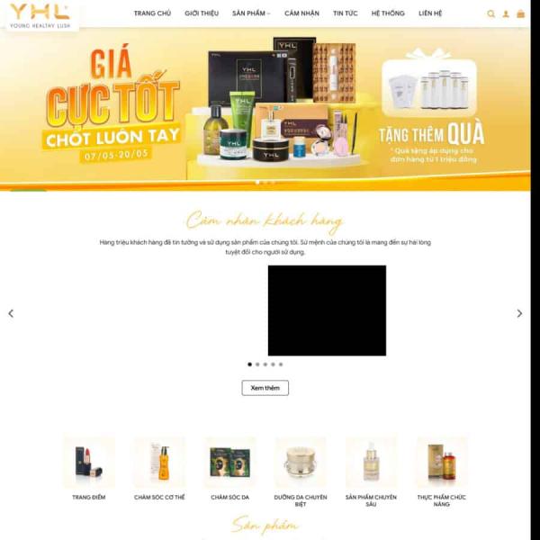 Theme WordPress mỹ phẩm 14