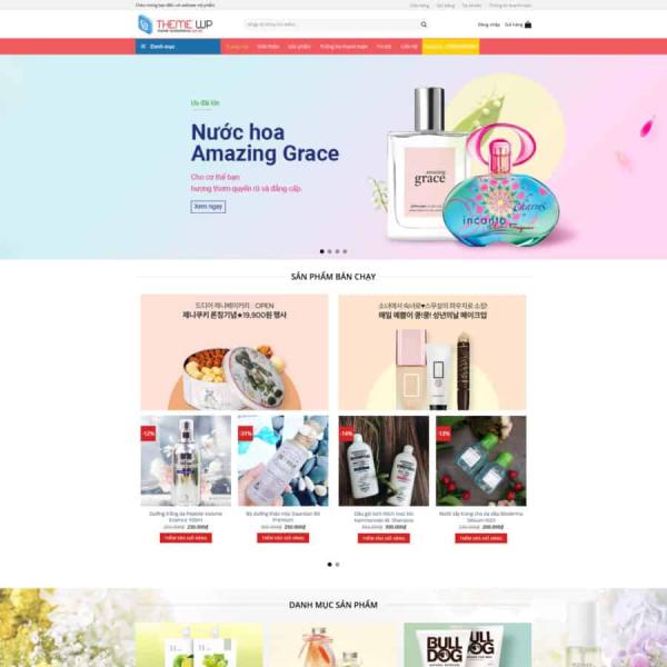 Theme WordPress shop mỹ phẩm 4