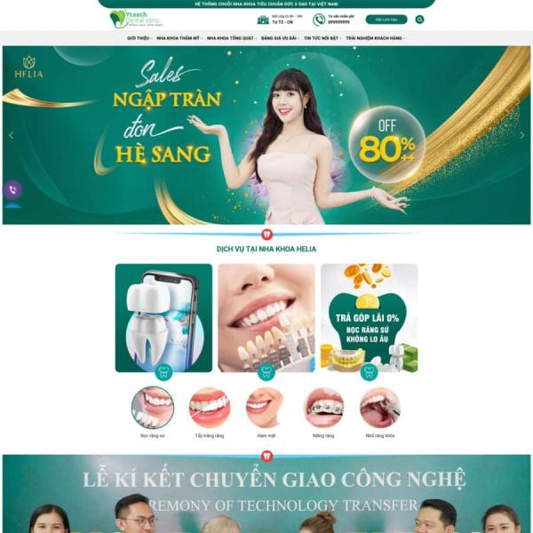 Theme WordPress nha khoa 1