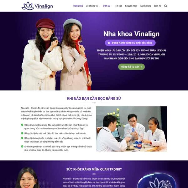 Theme WordPress nha khoa 3
