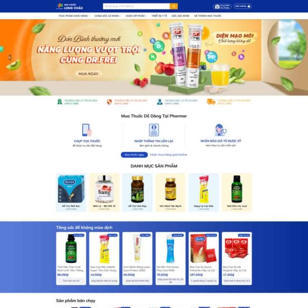 Theme WordPress nhà thuốc 2