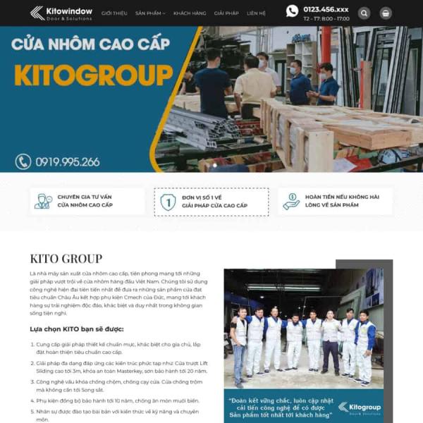 Theme WordPress nhôm kính 4