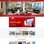 Theme WordPress công ty nhôm kính