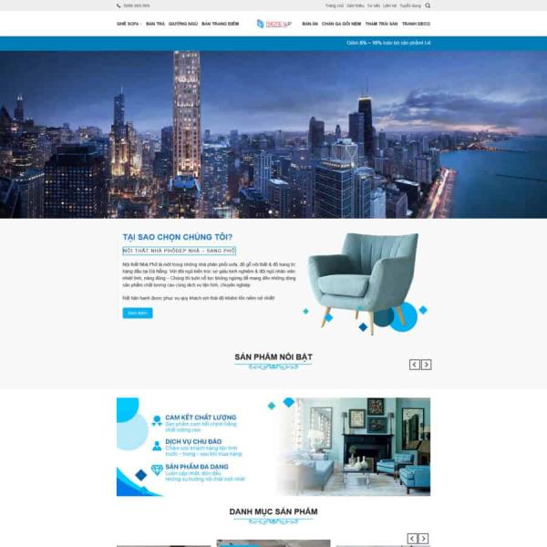 Theme WordPress công ty nội thất 11