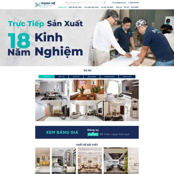 Theme WordPress bán nội thất 14