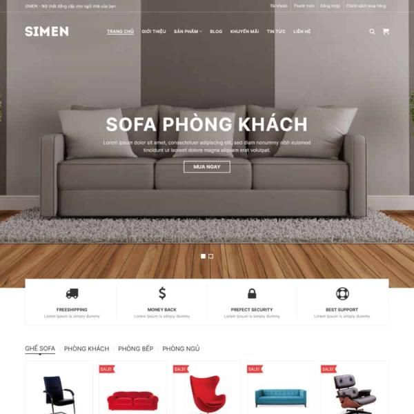 Theme WordPress nội thất 35